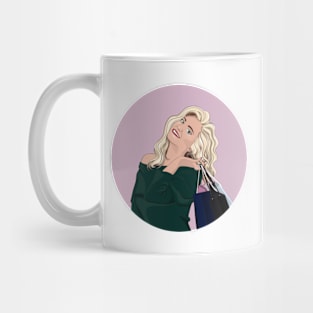 Fashionable woman. Shopping trip Mug